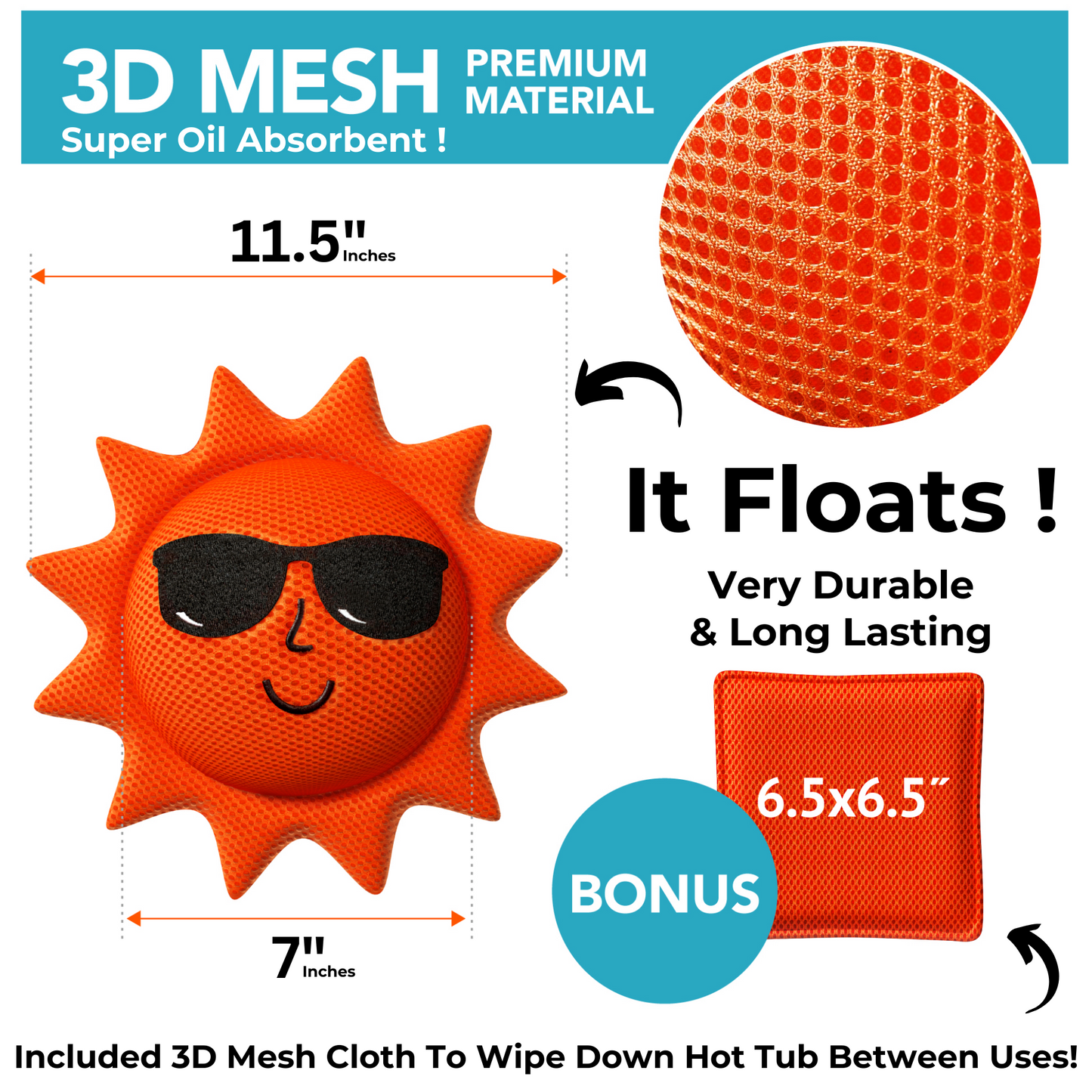 Hot Tub Scum Absorber Classic 1 Pack