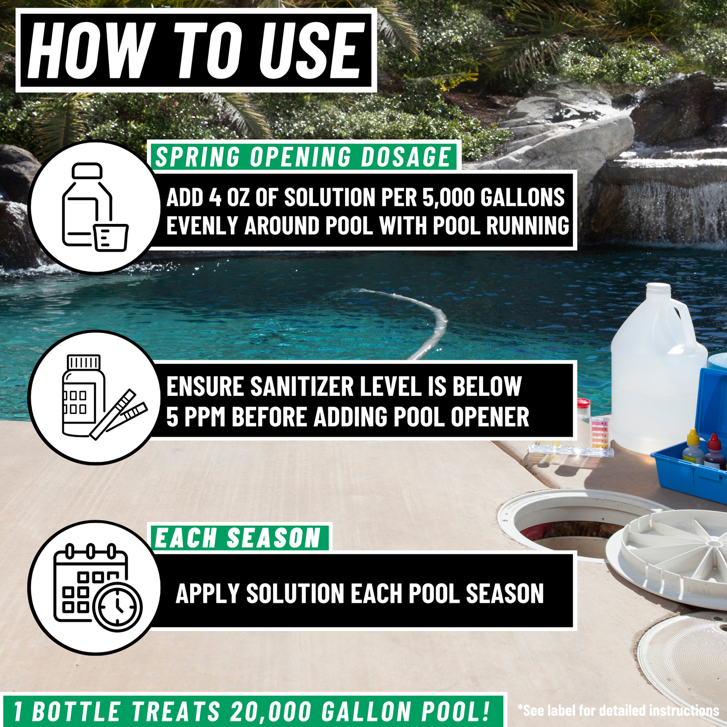 Pool Start Up - Pool Opener