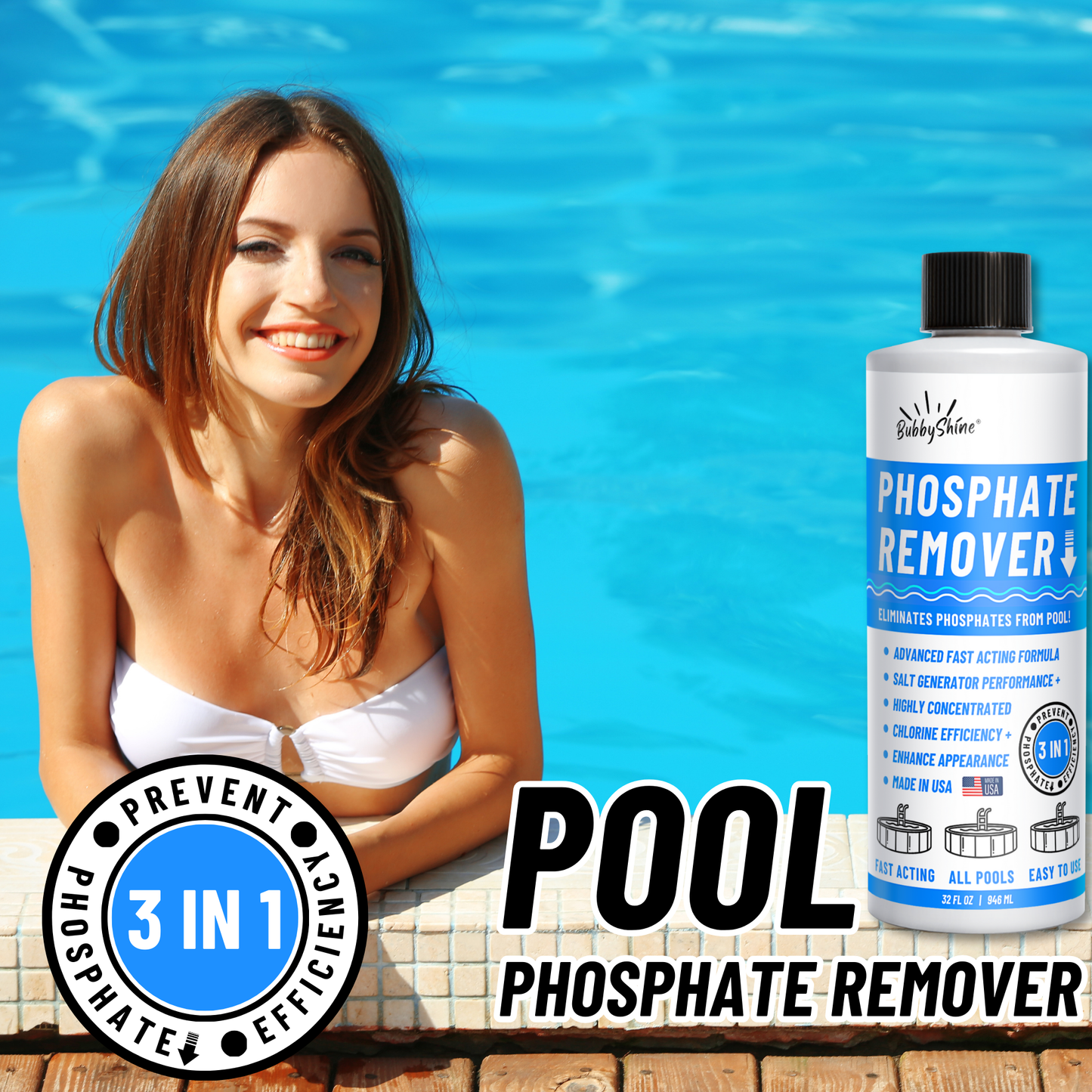 Pool Phosphate Remover 32 oz