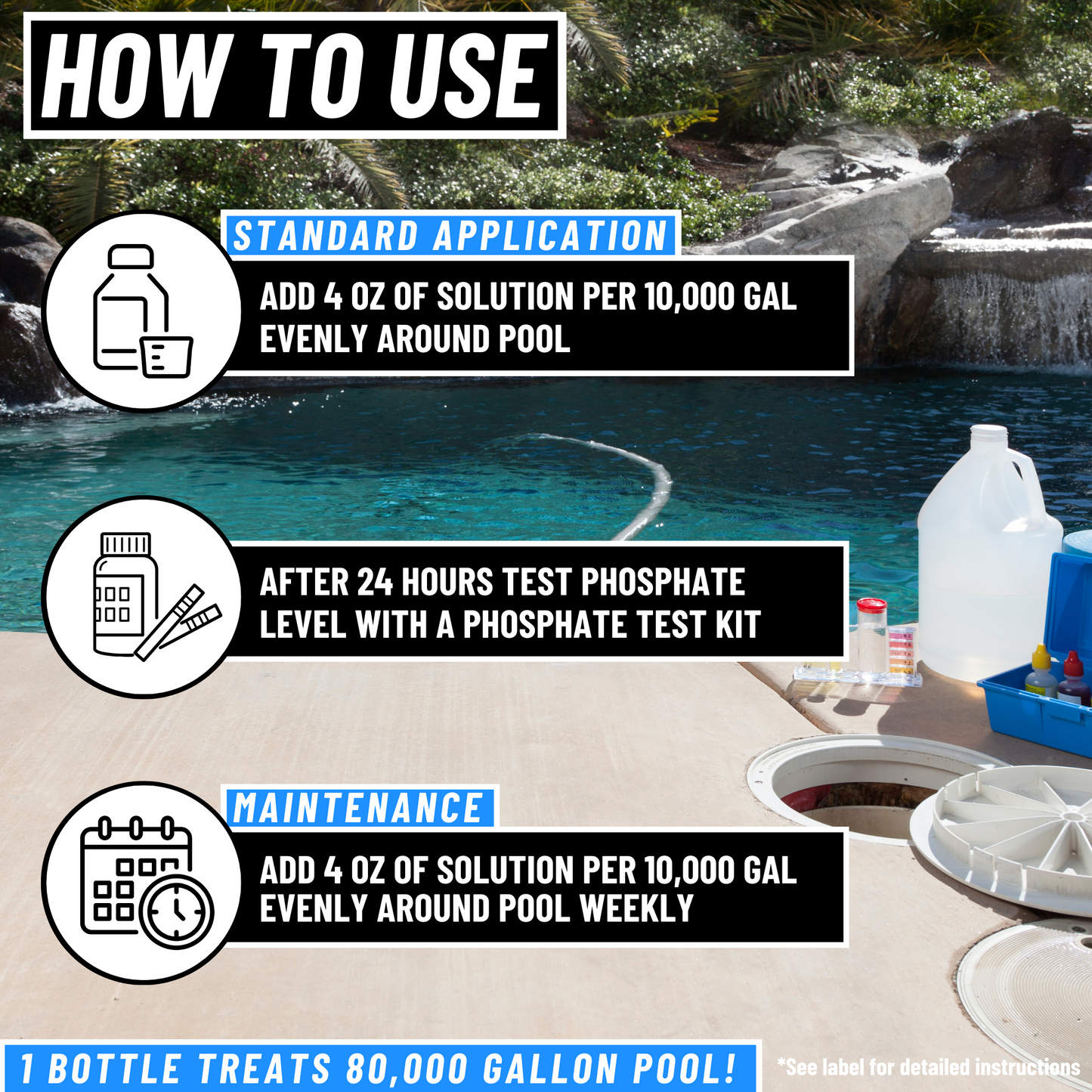 Pool Phosphate Remover 32 oz