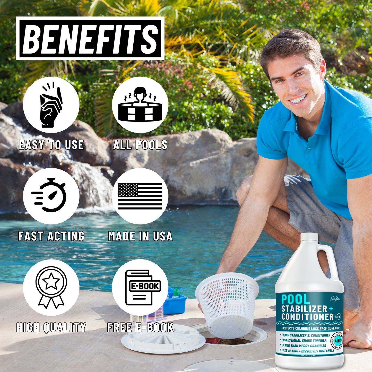Pool Stabilizer & Conditioner 1 Gallon