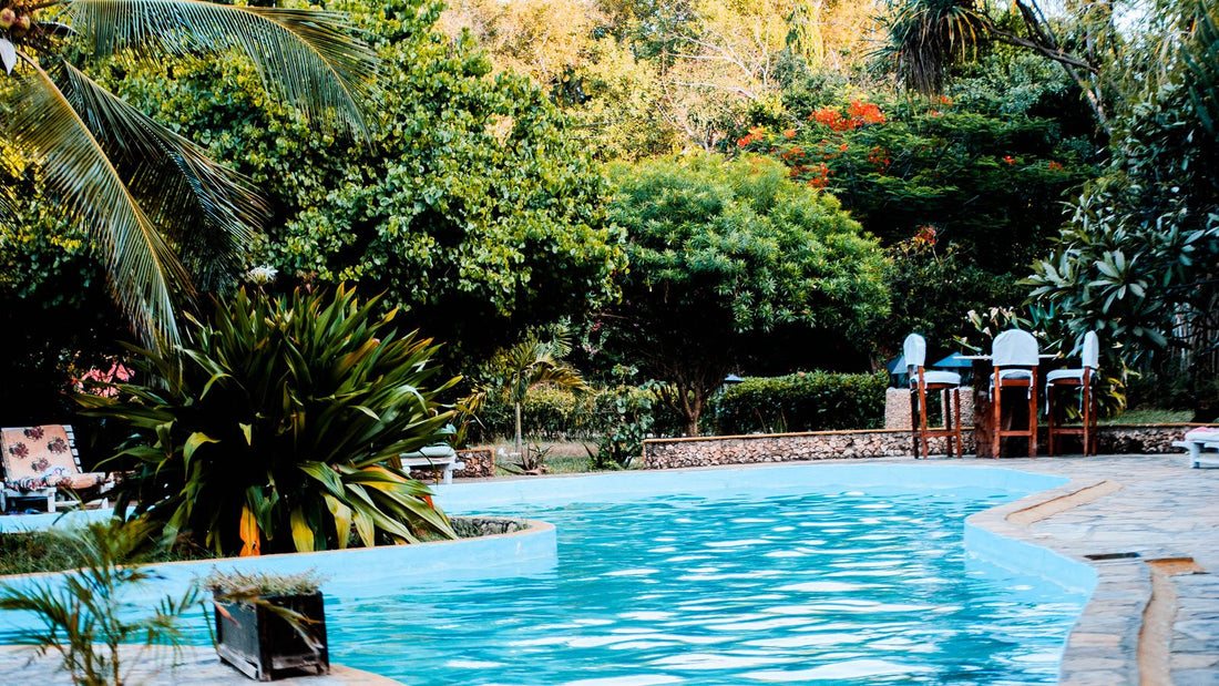 Swimming pool imagery for Weekly Pool Maintenance Guide
