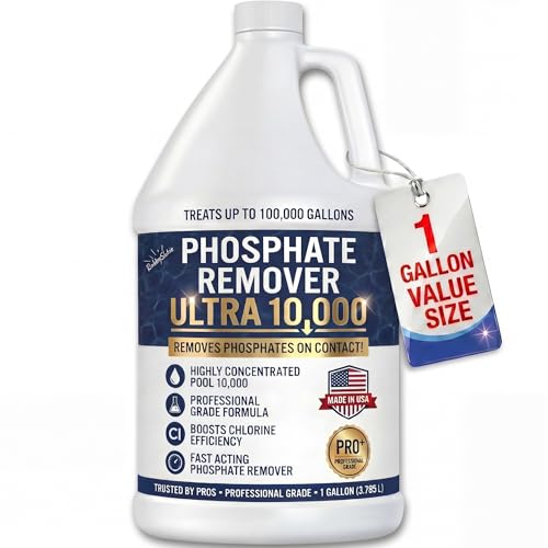 BubbyShine Pool Phosphate Remover Ultra 10000, 1 Gallon