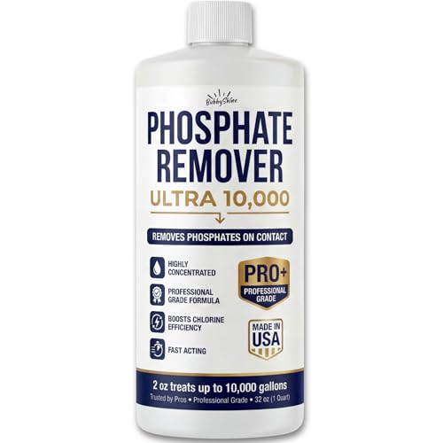 BubbyShine Pool Phosphate Remover Ultra 10000, 32 oz