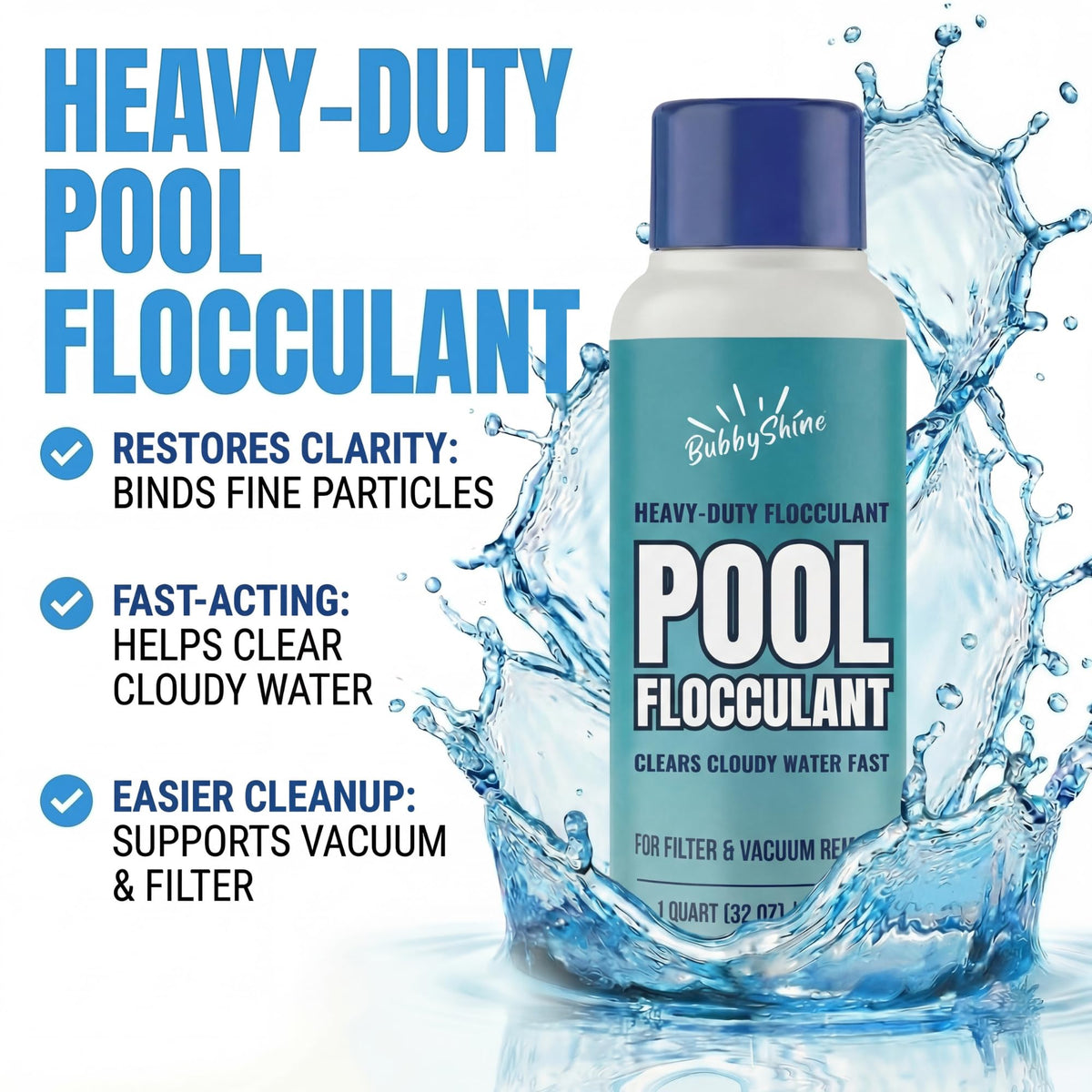 Pool Flocculant, 32 oz - product detail 1