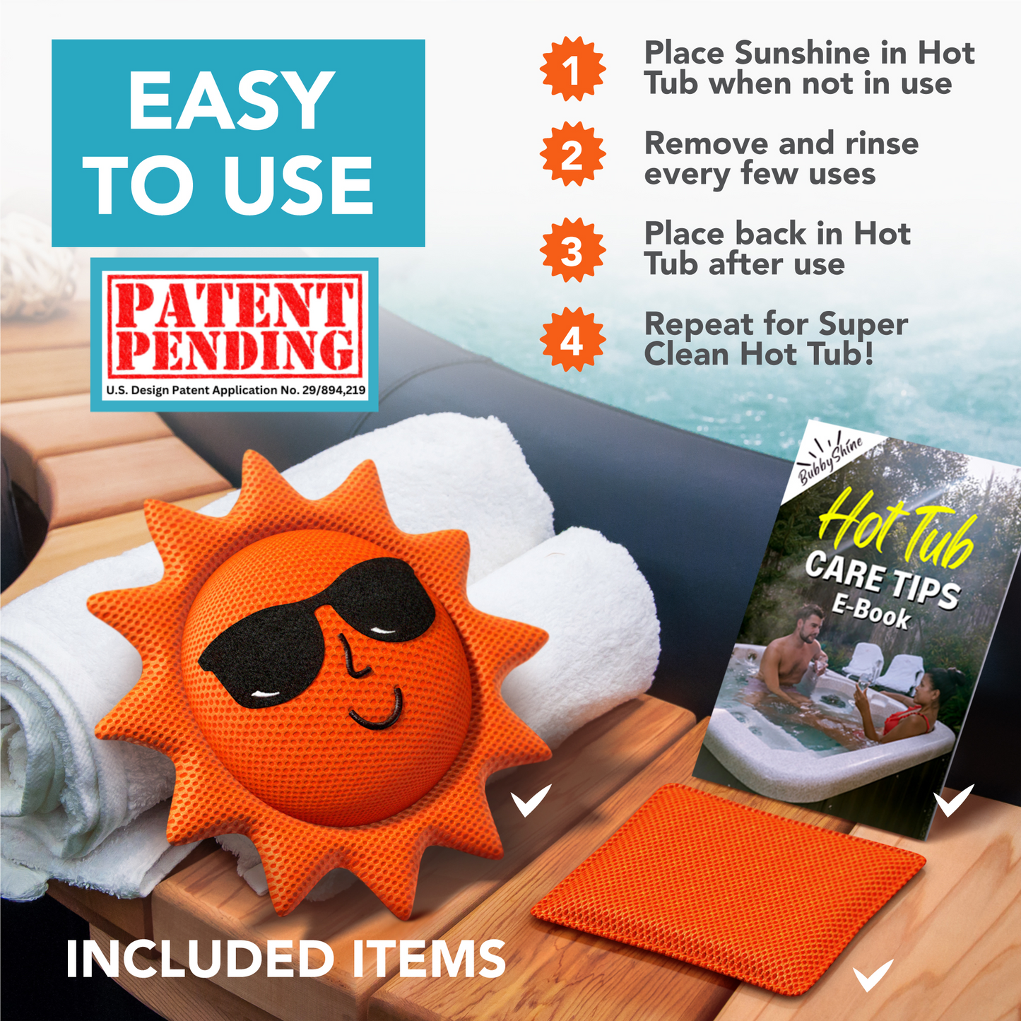 Hot Tub Scum Absorber Classic 1 Pack