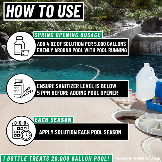 How to use Pool Start Up - Pool Opener