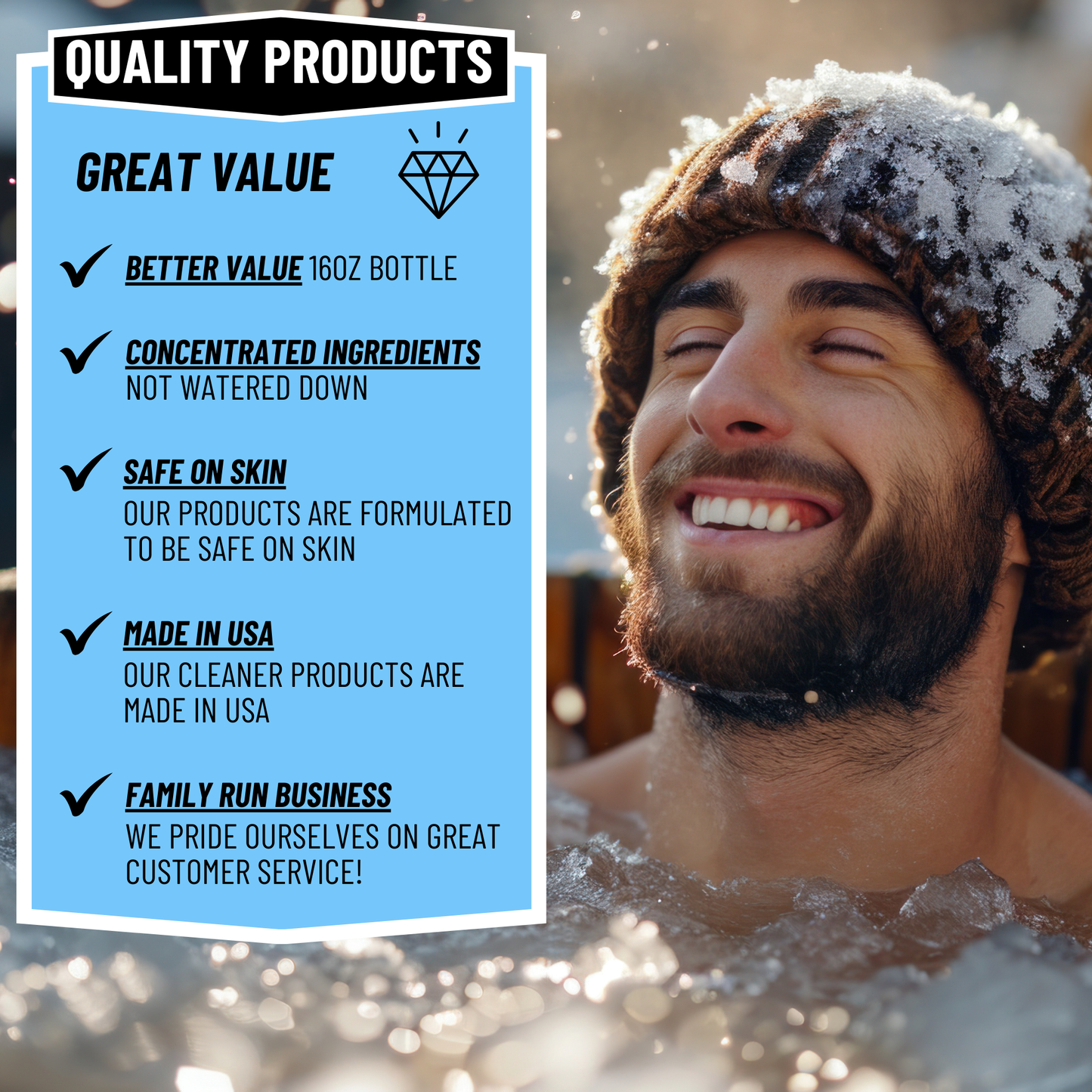 Ice Bath Cleaner Pro + 16 oz